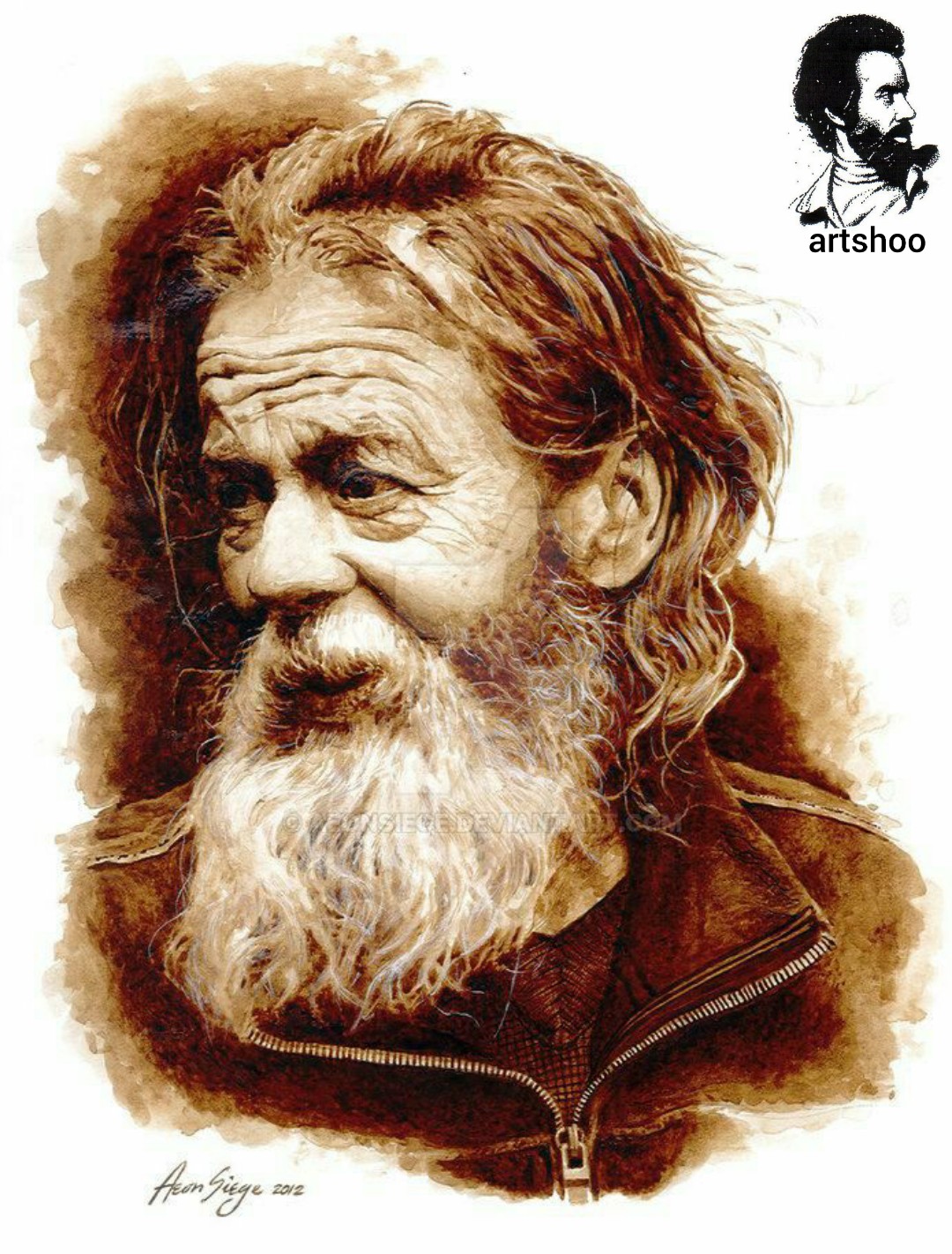 نقاشی سیاه قلم